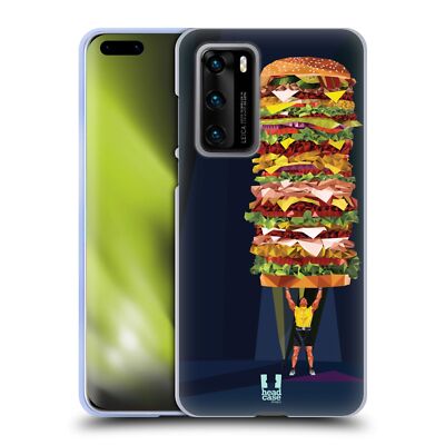 HEAD CASE DESIGNS FOOD LEAGUE SOFT GEL CASE FOR HUAWEI PHONES 4