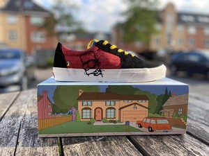 Vans x Simpsons 'El barto' SK8 Low (Red / Black) - Size 11 UK / 12 US | eBay