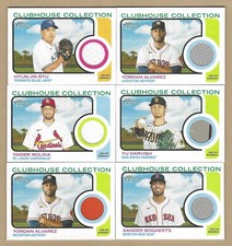 2022 TOPPS HERITAGE CLUBHOUSE COLLECTION RELIC - PICK ANY U WANT - FREE SHIPPING