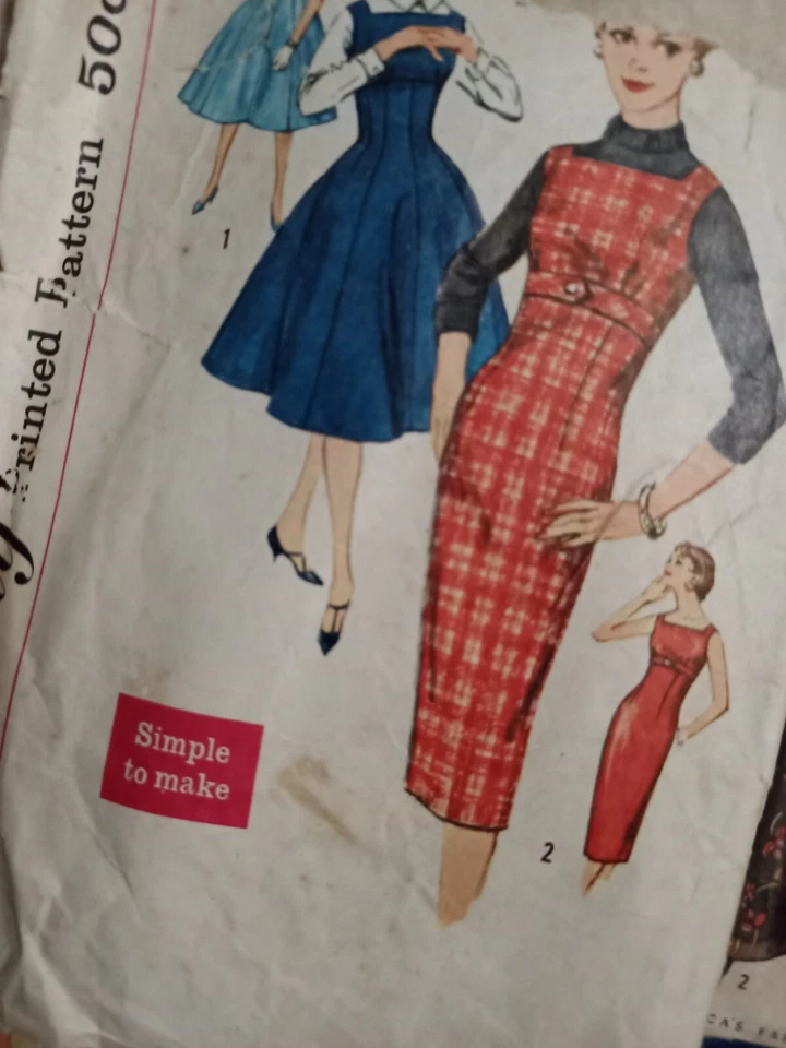 Lot of 16 Simplicity Patterns - 1950s-60’s CHEAP! I have more & combine shipping - Image 4 of 4