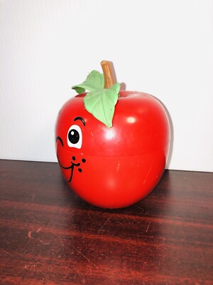 Fisher Price vintage 70's Happy Apple - Made in USA Chime Works | eBay
