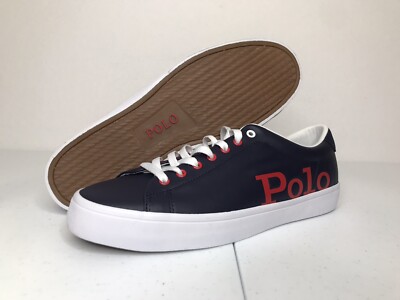 Mens Longwood Sneaker by Polo Ralph Lauren Navy Blue 01087 J21