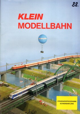 catalogue KLEIN MODELLBAHN 1988 standard program rail plans D bb