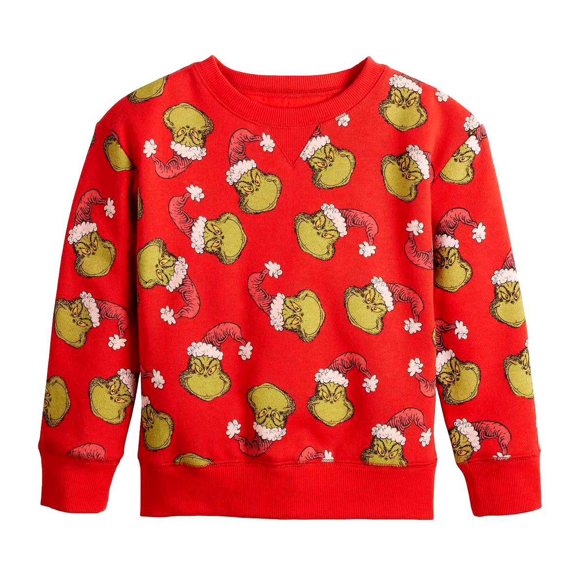 The Grinch Sweatshirt Shirt Toddler Boy Girl Christmas Holiday 2T 3T 4T 5T  18 24