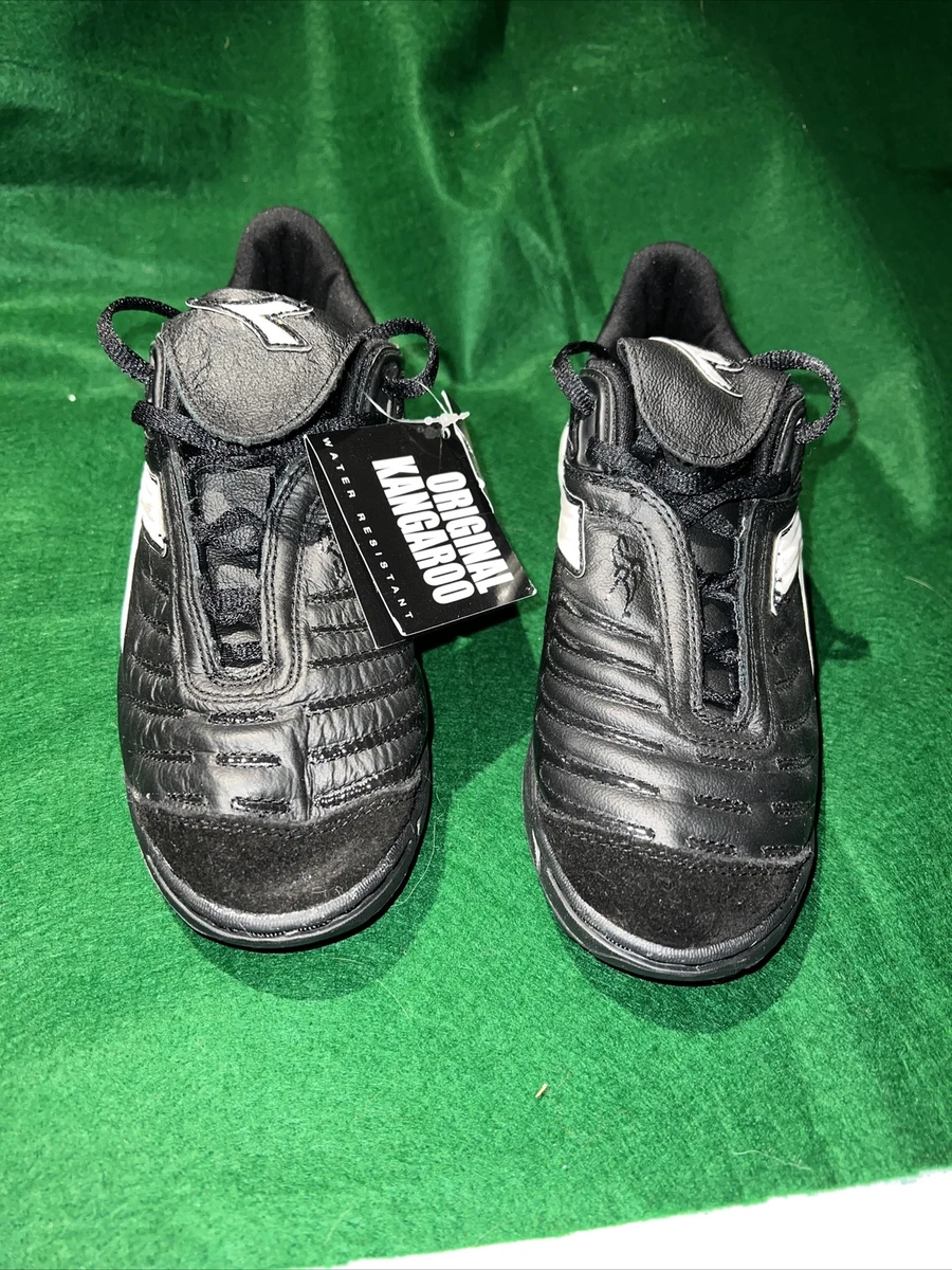 Diadora Women s Indoor Soccer Black white US Size 8 Kangaroo