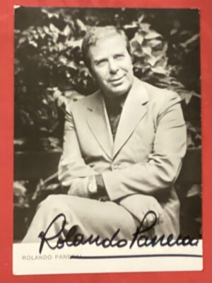 ROLANDO PANERAI, eigenhändig signiertes LAUTERWASSER- Foto