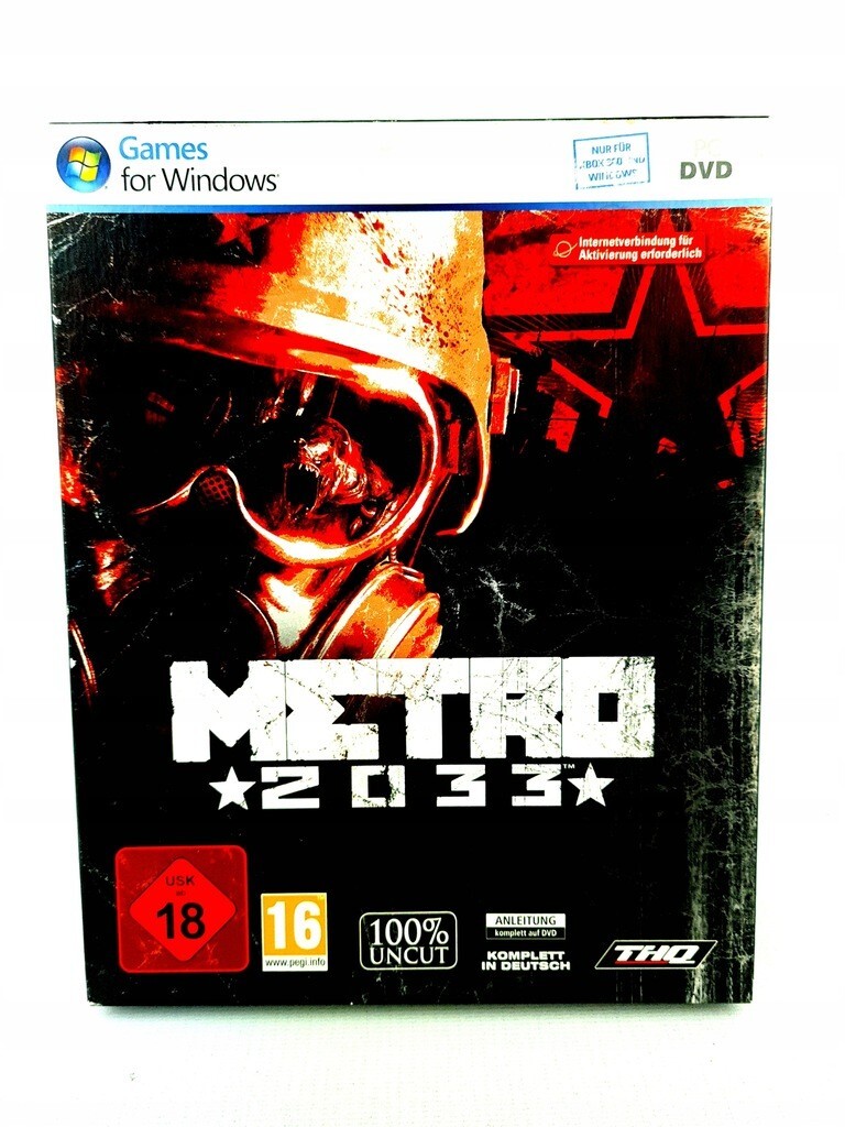METRO 2033 BIG BOX PC COLLECTOR'S EDITION GER | eBay