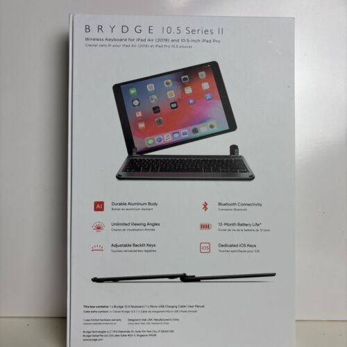 Brydge BRY8002-B Wireless Keyboard for iPad Pro 10.5-inch & iPad Air (2019) - Afbeelding 2 van 3