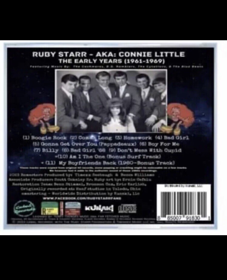 Ruby Starr “The Early Years” Doo-Wop, Surf Music, R&B, 1960s