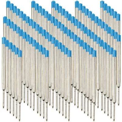 PEARL Kuli Minen: 100er-Set Kugelschreiber-Minen, blau, Stärke B