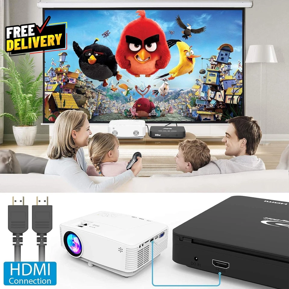 Super Mini Blu-Ray HD DVD for TV 1080P Blue-Ray Home Theater Portable with ..... - Image 2 of 4