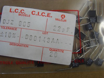 Lot De 20 Condensateurs Céramiques Multicouches 330pF 250V 10% - Référence LCC DJZ905 - Neuf Pour électronique Et Réparation