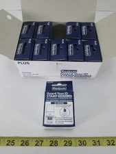 Box of 10 New Kespon Guard Your ID Stamp Mini Roller Ink Cartridges IS-004CM