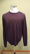 Van Heusen Studio Men's Black Crewneck Sweater size Large, NEW