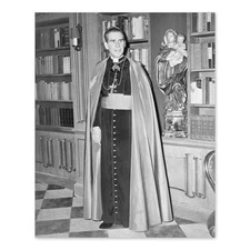 1952 Bishop Fulton J Sheen Photo Print Poster Wall Art