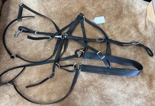 Small Pony Black Biothane/synthetic Saddle Br...