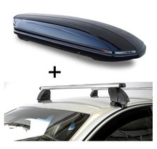 Dachbox VDPMAA320L+Dachtr&auml;ger K1P Alu f&uuml;r f&uuml;r Mercedes GLC X253 5T&uuml;rer ab 15