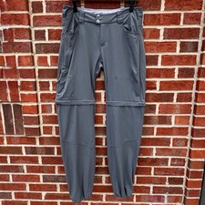 Columbia Convertible Hiking Pants Womens Size 10 Gray Gorpcore