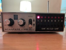 Fanon Scanfare M8-HLU VFH HI/LO-UHF Vintage Scanner Tested Police Weather Fire