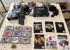 Nintendo 64 Console X2 Bundle with Games & 3 Controllers - Untested