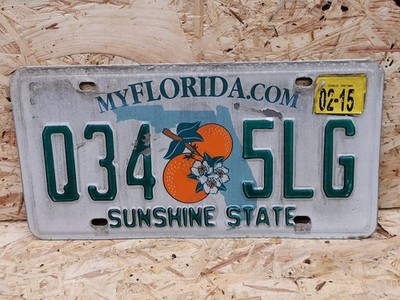 NUMMERNSCHILD USA FLORIDA SUNSHINE STATE DAS AKTUELLE _ Q34 5LG