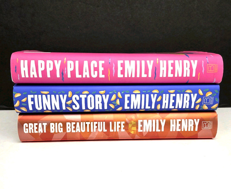 Emily Henry Lot Of 3 Book Happy Place Funny Story Great Big Beautiful Life HC DJ