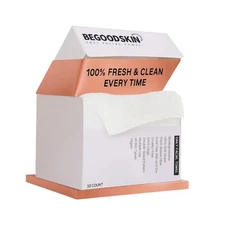 Disposable Face Towel, Large Size, Biodegradable Facial Towelettes for Skinca...