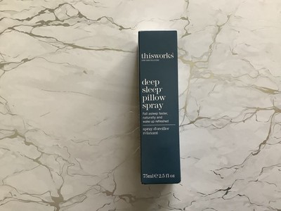 THISWORKS DEEP SLEEP PILLOW SPRAY Natural Sleep Aid Anxiety 2.5fl oz THISWORKS