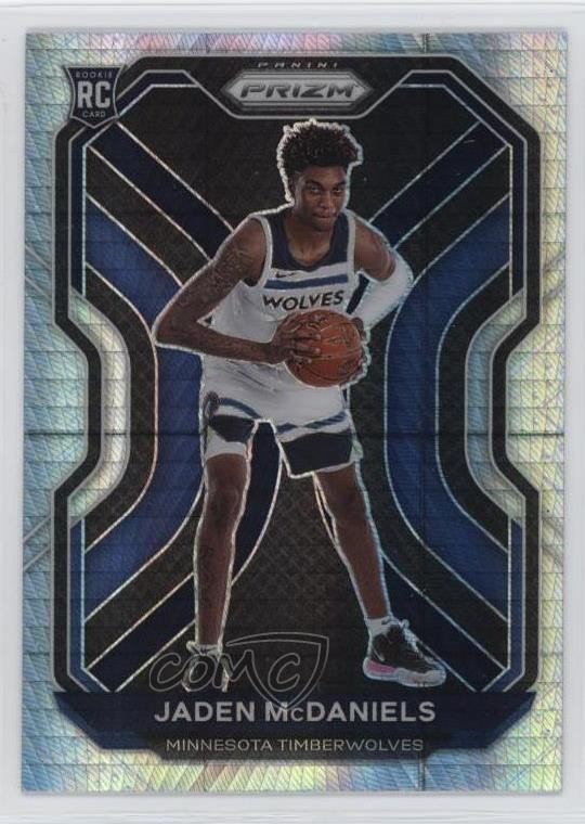 2020-21 Panini Prizm Hyper Prizm Jaden McDaniels #277 12fr