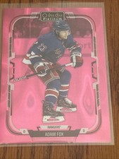 Adam Fox 2025/26 O Pee Chee Platinum Pink Magma