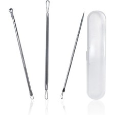 Stainless Steel Blackhead Remover Tool Kit Pimple Poster Comedone Extractor for