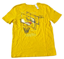 Gap Kids Basketball Backboard Graphic Tee, Yellow XL 12 MSRP 24.95