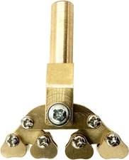 Guitar Fractal Fret Press Installation Tool Brass Radius Fingerboard Curvatures