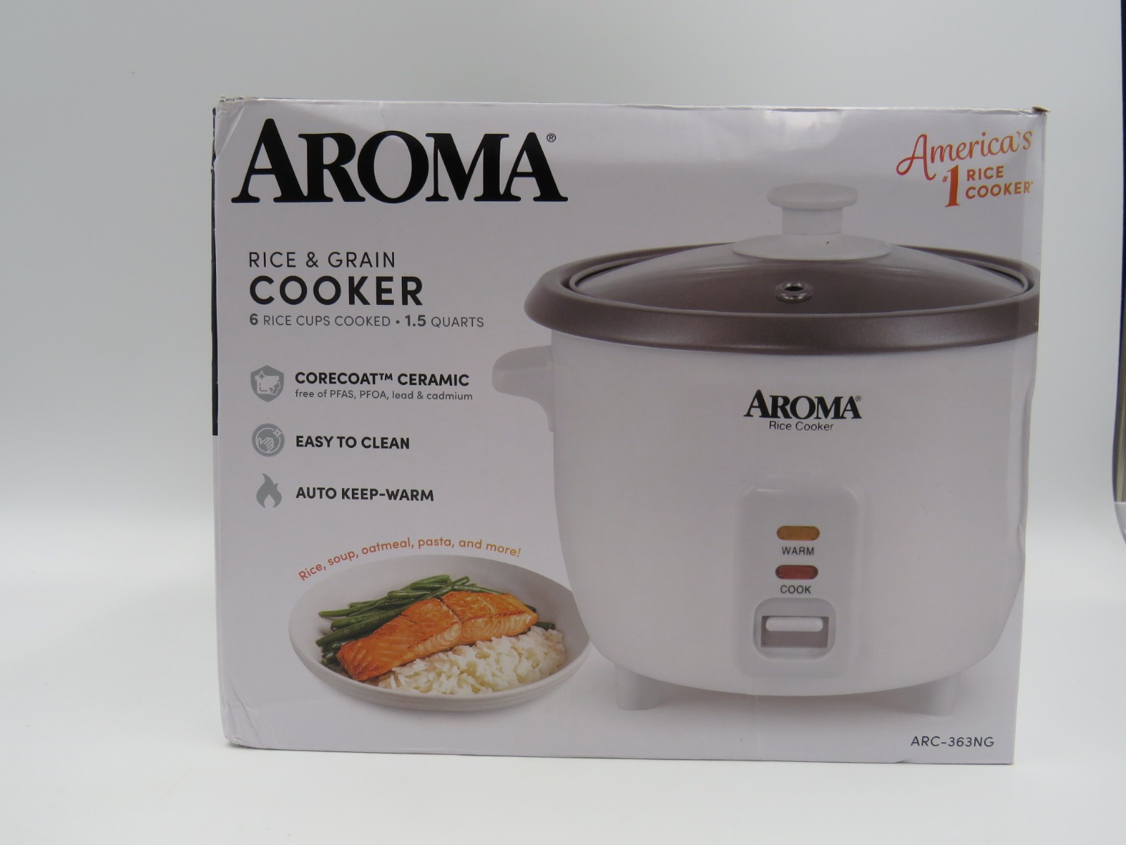 3-cup (uncooked) 6-cup (cooked) Small Rice Cooker Oatme New