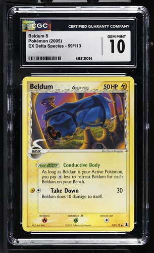 Beldum δ graded CGC 10 for sale on eBay