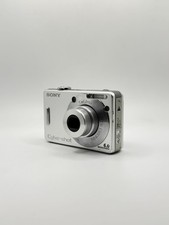 Sony Cyber-shot DSC-W50 6.0MP Digital Camera - Silver for sale