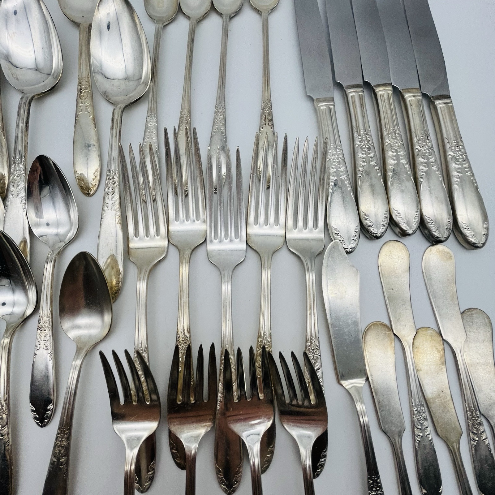 National Silver Co King Edward Flatware Misc. Set Silverplate Silverware Pieces