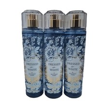 Bath Body Works Dressed in White Fine Fragrance Mist 8 fl oz - 3 Pack