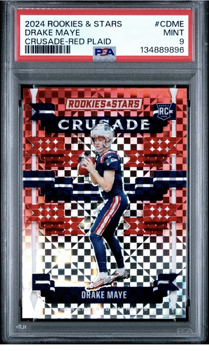 ROOKIS  DVD4枚組　カードやシールも含まれてます 2024 PANINI ROOKIES & STARS CRUSADE RED PLAID #CDME DRAKE MAYE