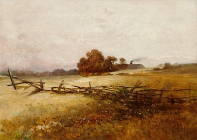 Rustikale Landschaft Wandkunst Ruhige Landschaftsszene Impressionist N