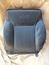 Oem 08-12 Jeep Liberty Driver Seat Upper Cover Black Leather Factory