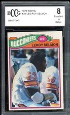 1977 Topps #29 Lee Roy Selmon Rookie Card BGS BCCG 8 Excellent+. rookie card picture
