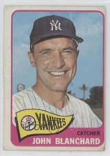 1965 Topps Johnny Blanchard #388 14tz