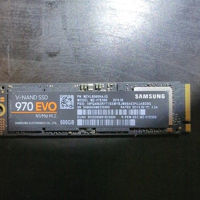 MZ-V7E500 Samsung 970 EVO Series 500GB M.2 2280 NVMe PCIe Internal SSD