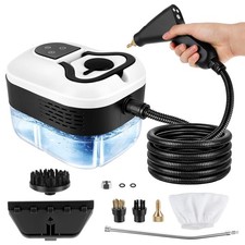 2500W Handheld Steam Cleaner &ndash; 4.5 Bar High-Pressure, 1.2L Tank, 6 White
