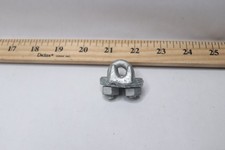Wire Rope Clip Cable Clamp Non-Rust Galvanized Steel Fits 1/4" Diameter