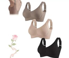 Women s Wireless Seamless Ribbed Bralette Bra...