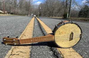 Early Vintage Antique Maple Slingerland Banjo Ukulele Banjouke Ready To Play 