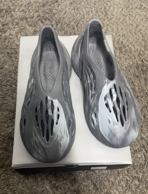 adidas Yeezy Foam Runner Gray Marbled Slip-On Men's Sandals US 10 Lightweight