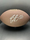 Saquon Barkley Signed Wilson NFL Football 5 Star COA